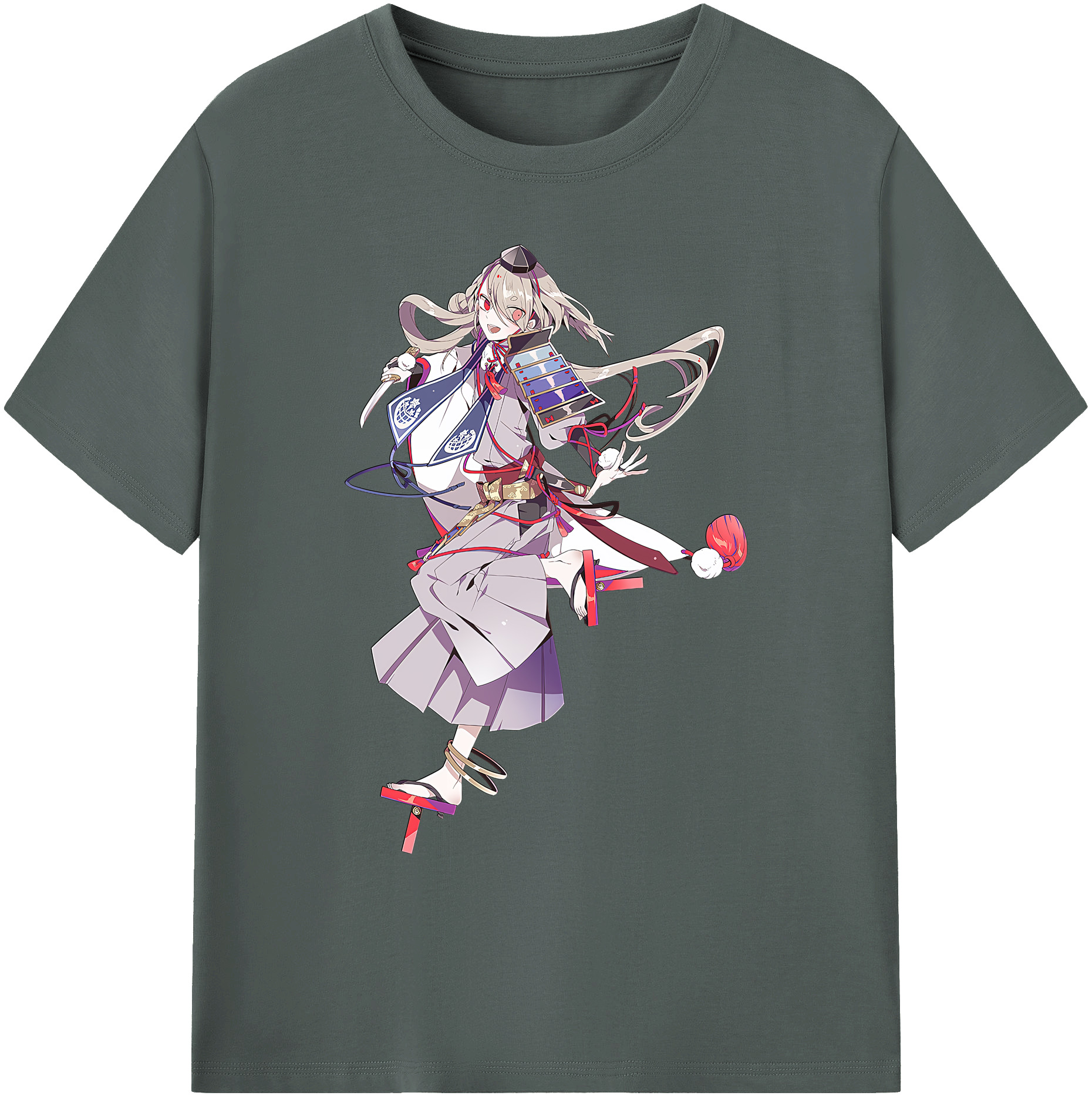 （画像用） 刀剣乱舞 Touken Ranbu 綿100％ メンズ半袖Tシャツ｜肌触りやわらか＆通気性